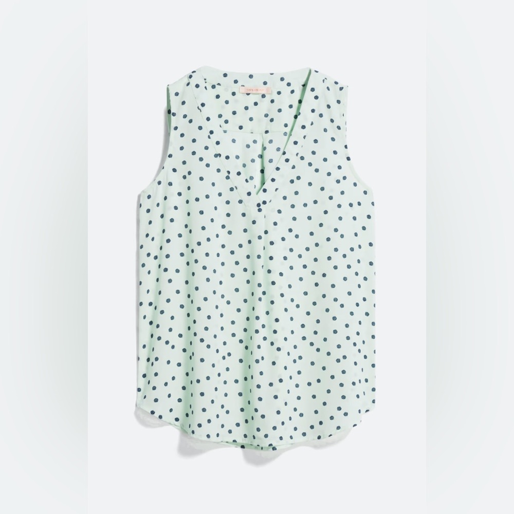 Marcey V-Neck Blouse EUC